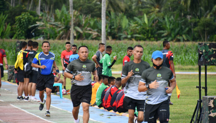 Awali Tahun 2021, Korem Gelar Apel Luar Biasa dan Olahraga Bersama