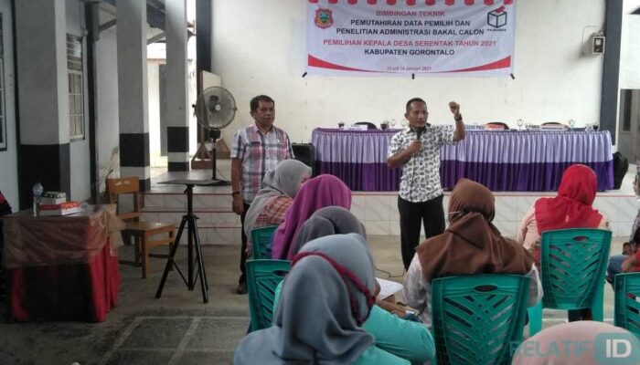 Bimtek Pilkades Serentak 2021 Dimulai, Muchtar Potutu : Semoga Berjalan Lancar Dan Sukses