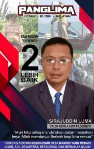 Andalkan Popularitas, Cakades Pilobuhuta Nomor Urut 02 Sirajudin Luma Enggan Kampanye Tatap Muka