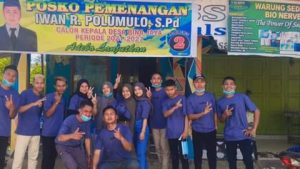 Di Tetapkan Sebagai Pemenang, Karang Taruna Bina Jaya Ucapkan Selamat Pada Iwan Polumulo