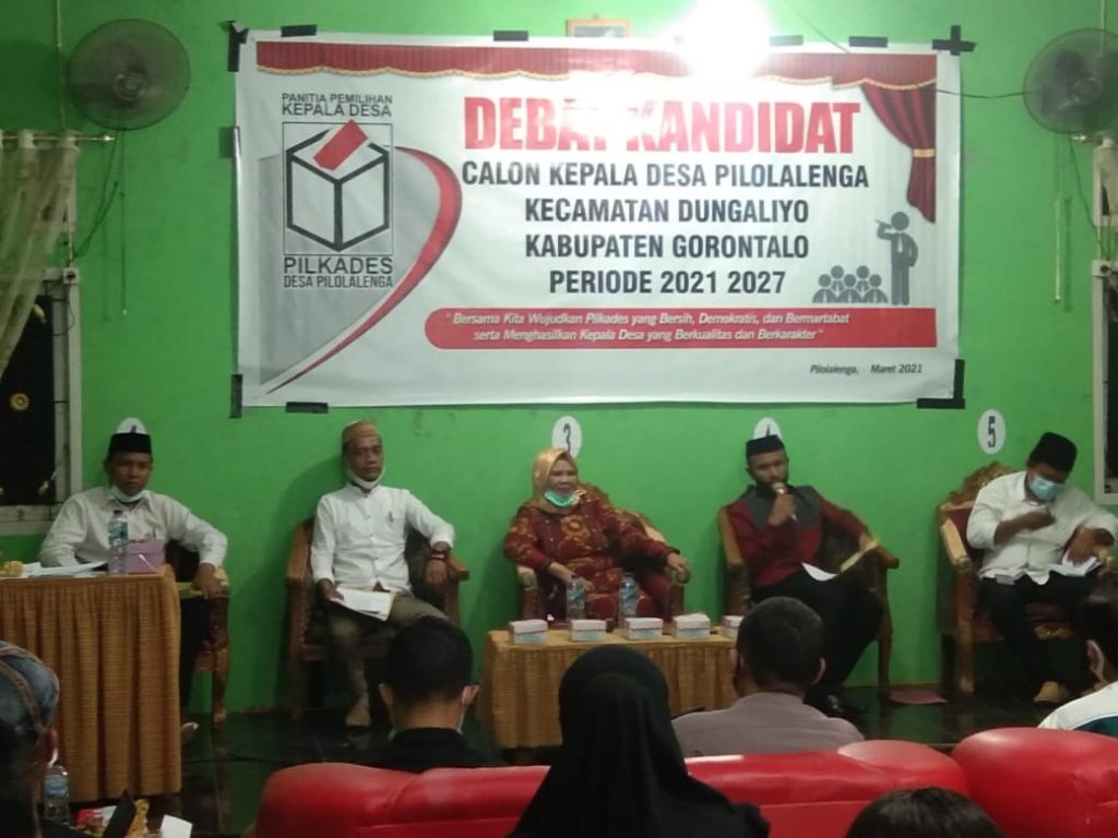 Debat Kandidat Berlangsung Sengit, Cakades Desa Pilolalenga Kecamatan Dungaliyo Adu Gagasan Dan Strategi