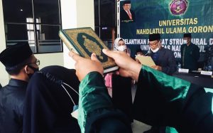 PBNU Resmi Lantik Pejabat Struktural UNU Gorontalo