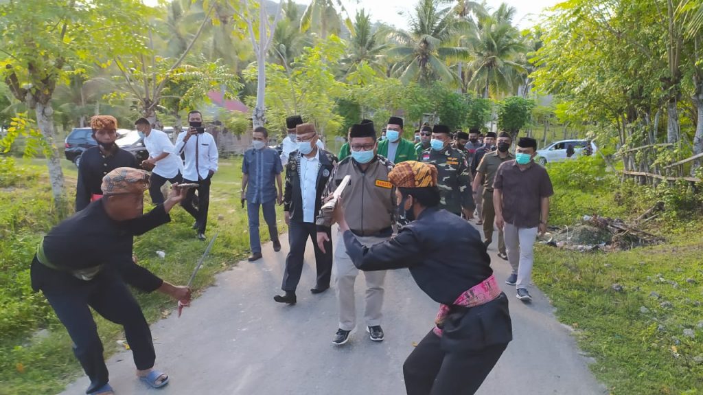 Peringati Harlah Ke-87 Ansor Gorontalo  Pentaskan Tradisi Bela Diri Langga Dan Longgo