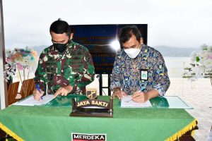 TNI-AD Dan BWS Sulawesi Tanda Tangani Perjanjian Kerjasama Rehabilitasi Danau Limboto