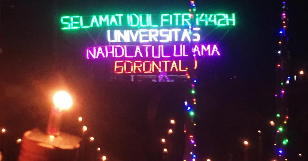 Lestarikan Budaya Tumbilotohe, Kilau Lampu Tradisional Hiasi Halaman UNU Gorontalo