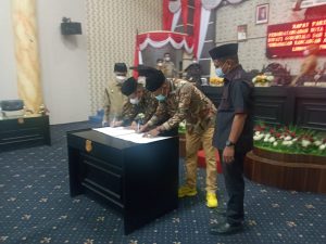 Rancangan Awal RPJMD 2021-2026 Telah Di Sepakati DPRD Dan Pemerintah Kabupaten Gorontalo