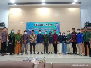 Di Nahkodai Alwi Satingi, Pengurus FKPMIBU Resmi Di Lantik