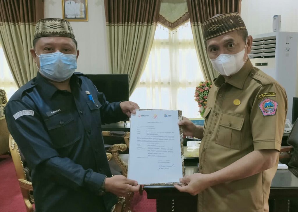 Paparkan Gerbang Kommpak, Koordinator Sekretariat Bawaslu Rahmat Djakaria Di Apresiasi Bupati Pohuwato