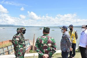 Pangdam XIII/Merdeka Didampingi Danrem 133/NW Tinjau Langsung Danau Limboto