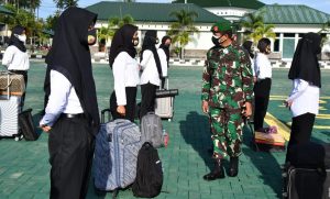 Danrem 133/NW Pimpin Acara Pelepasan Casis Kowad Dan Casis Bintara Unggulan