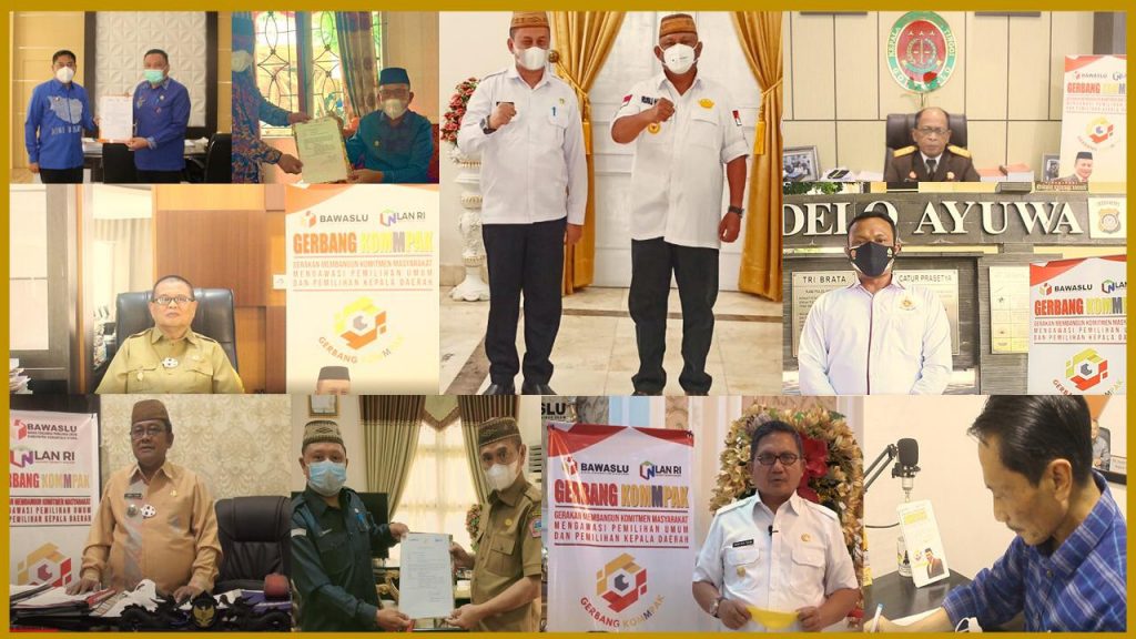 Kepala Daerah Se- Gorontalo Beri Dukungan Atas Program Gerbang Kommpak Gagasan Kasek Bawaslu Nikson Entengo