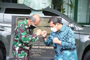 Danrem 133/NW Kolonel Inf Amrin Ibrahim Terima Kunjungan Dari BWS Sulawesi II Gorontalo