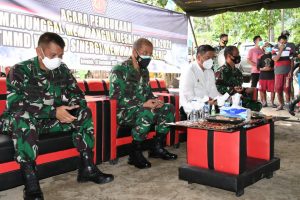 Danrem 133/NW Dan Bupati Bone Bolango Resmikan TMMD Ke-122 Di Tulabolo