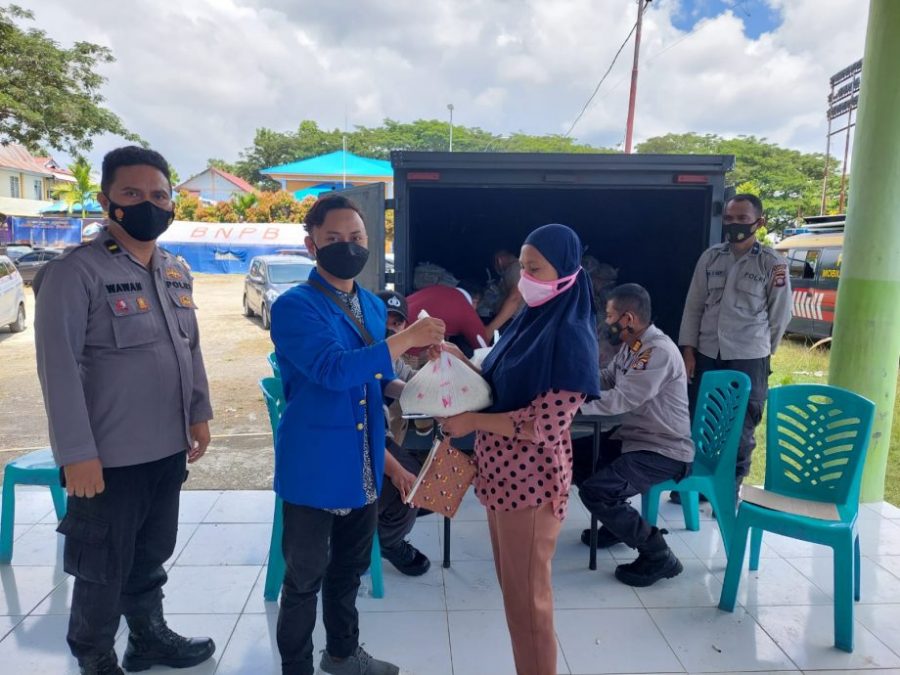 Sukseskan Bhayangkara Festival Mural Piala Kapolri, Jajaran Polres Gorontalo Gelar Vaksinasi Masal
