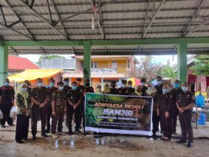 Kejaksaan Negeri Kabupaten Gorontalo Ringankan Beban Warga Korban Banjir