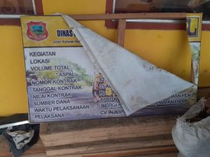 Mega Proyek Dikerjakan Mantan Jubir Bupati Jalan Ditempat, Elvikman Lanjoi Lari?