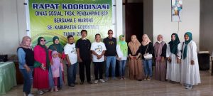 Dinas Sosial Kabgor, TKSK, Pendamping BSP Dan E-Warong Pererat Silaturahmi Lewat Family Ghatering