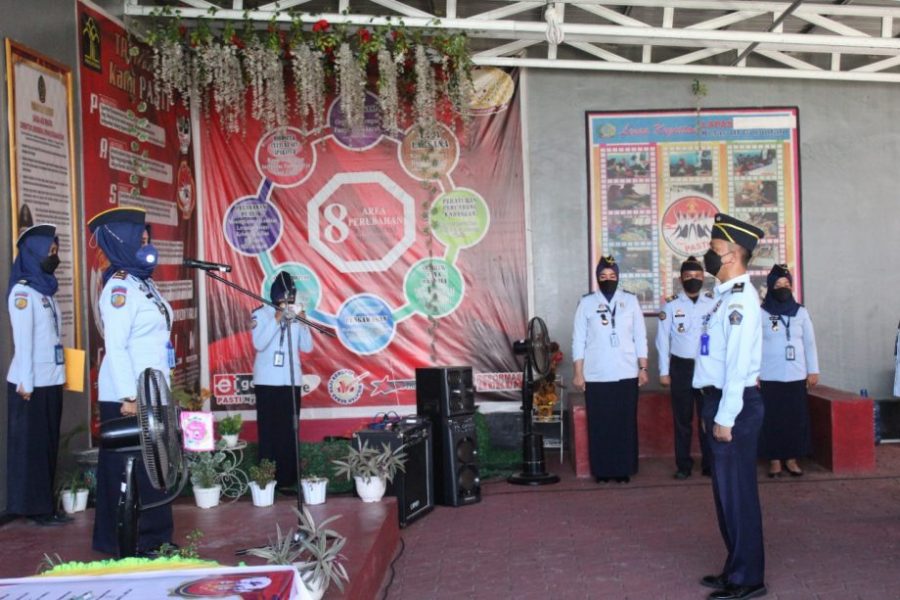 Optimis Raih WBK, Seluruh ASN Lapas Perempuan Gorontalo Tanda Tangani Komitmen Bersama