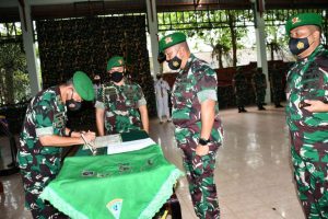 Danrem 133/NW Pimpin Sertijab Danyonif 713/Satya Tama