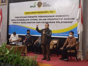 KSOP Gorontalo Gelar FGD, Idris Rahim: Batu Hitam Harus Legal