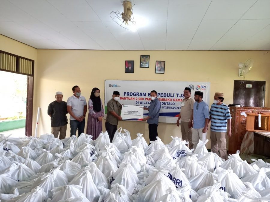 BRI Cabang Gorontalo Berbagi Berkah, Salurkan 2000 Paket Sembako