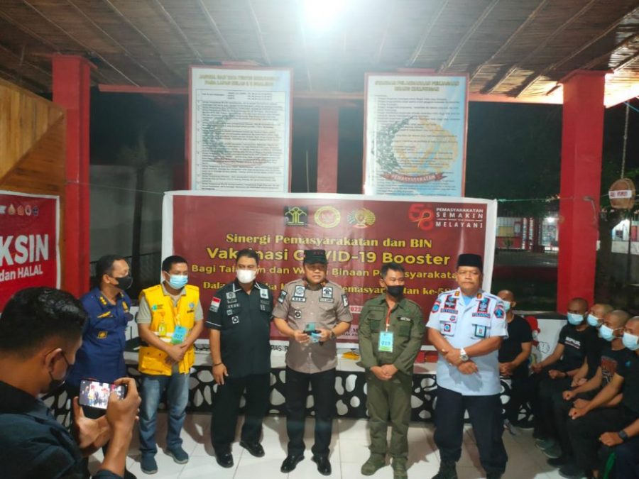 Kanwil Kemenkumham Dan Binda Gorontalo Gelar Vaksinasi Di Lapas Kelas II Boalemo
