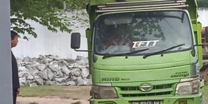 Jadi Barang Bukti, Ratusan Karung Batu Hitam Dipindahkan Ke Rupbasan Kelas I Gorontalo