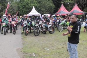 Wakil Bupati Gorontalo, Hendra Hemeto Apresiasi Pelaksanaan Event SLABER21+ Motor Trail