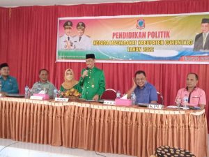 Hadapi Pemilu 2024, Bupati Gorontalo Apresiasi Kesbangpol Gelar Pendidikan Politik Pada Masyarakat