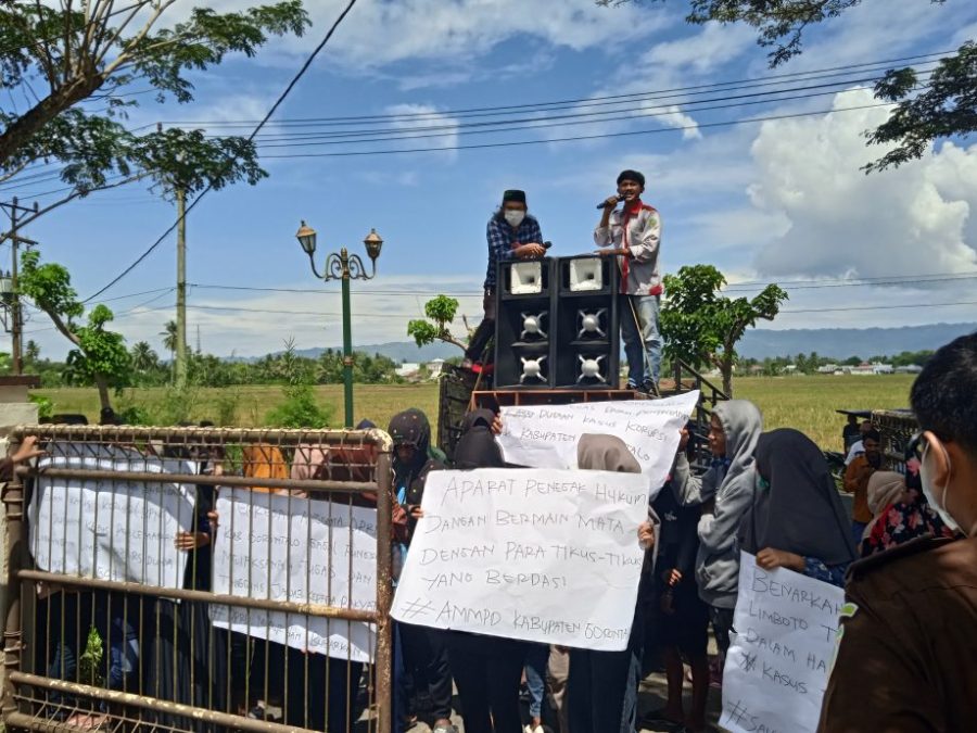 Kembali Turun Kejalan, AMMPD Minta Penegak Hukum Selesaikan Kasus Di Kabupaten Gorontalo