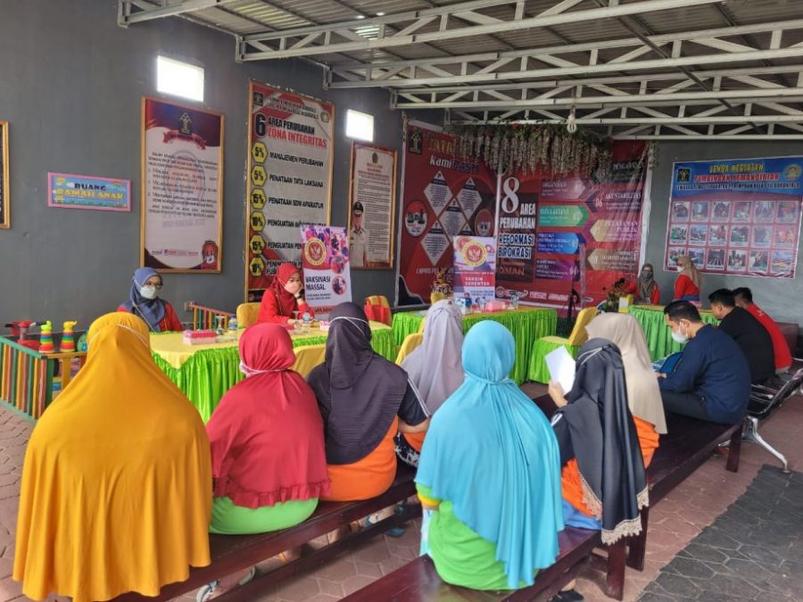 Dukung Kunjungan Tatap Muka, Binda Gorontalo Gelar Vaksinasi Di Lapas Perempuan