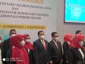 Nahkodai KMTKK, dr. Alaludin Lapananda Sampaikan Terimakasih Ke PERSI Gorontalo