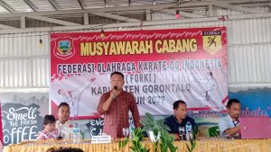 Nobatkan Nelson Pomalingo Bapak Olahraga Dan Pembangunan, Nasir S. Potale Terpilih Ketua FORKI Kabupaten Gorontalo