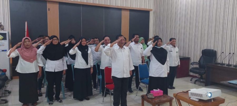 Kesbangpol Ikuti Upacara Hari Kesaktian Pancasila, Burhan Ismail: Nilai Dan Makna Harus Di Implementasikan