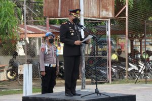 Pimpin Upacara  Peringatan Hari Pahlawan Ke-77, Kapolres Gorontalo Bacakan Amanat Mentri Sosial
