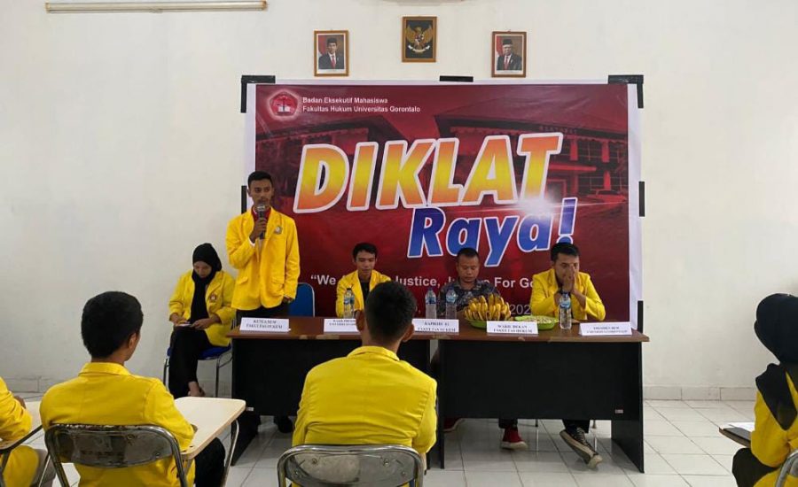 Bem Fakultas Hukum Universitas Gorontalo Gelar Diklat Raya