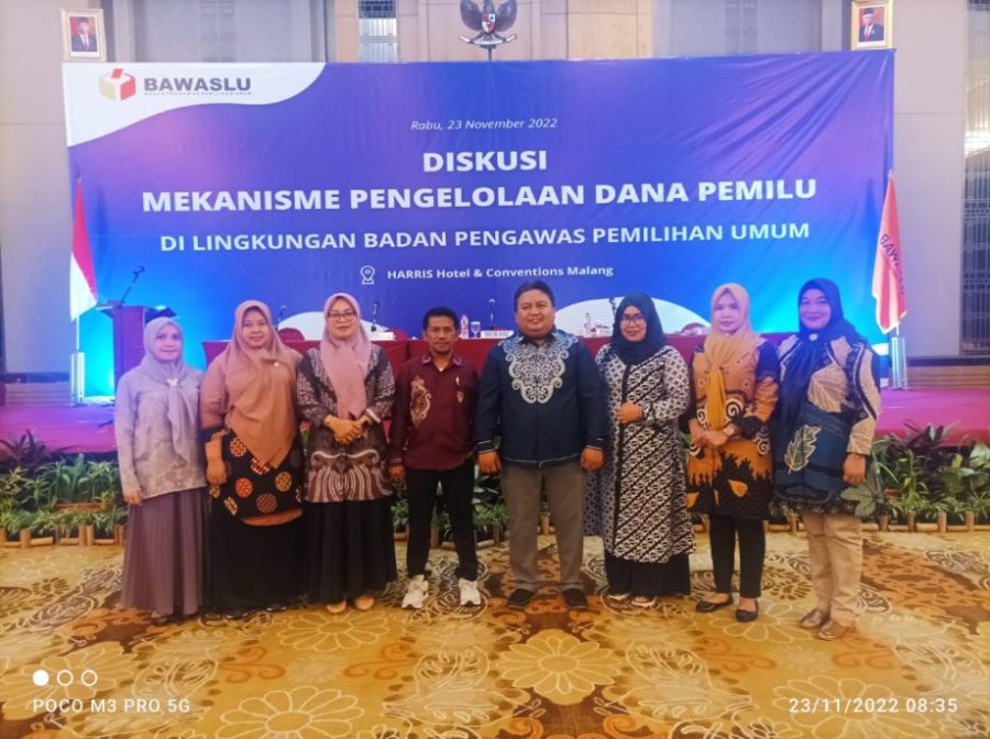 Bawaslu Kabupaten Gorontalo Ikuti Diskusi Mekanisme Pengelolaan Dana Pemilu