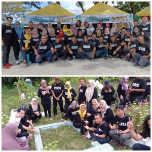 Momen Reuni Alumni, 2001 Sempatkan Ziarah  Makam Angkatan