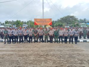 Perkuat Sinergitas TNI Dan Polri, Kodim 1315/KG dan SPN Polda Gorontalo Apel Bersama