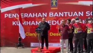 Kumham Peduli Cianjur Salurkan Bantuan Senilai Rp. 2,2 Miliyar