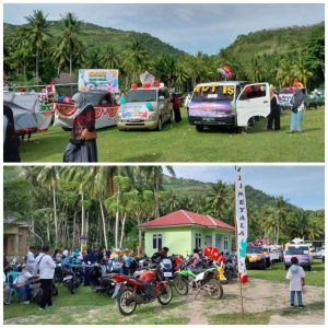 Karnaval Pesisir Ramaikan HUT Ke-15 Kecamatan Biluhu