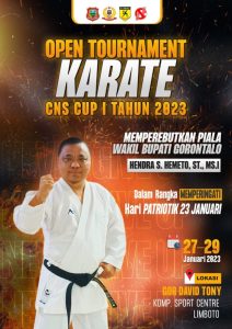 Peringati Hari Patriotik  23 Januari, Open Tournament Karate CNS Cup I Bakal Digelar
