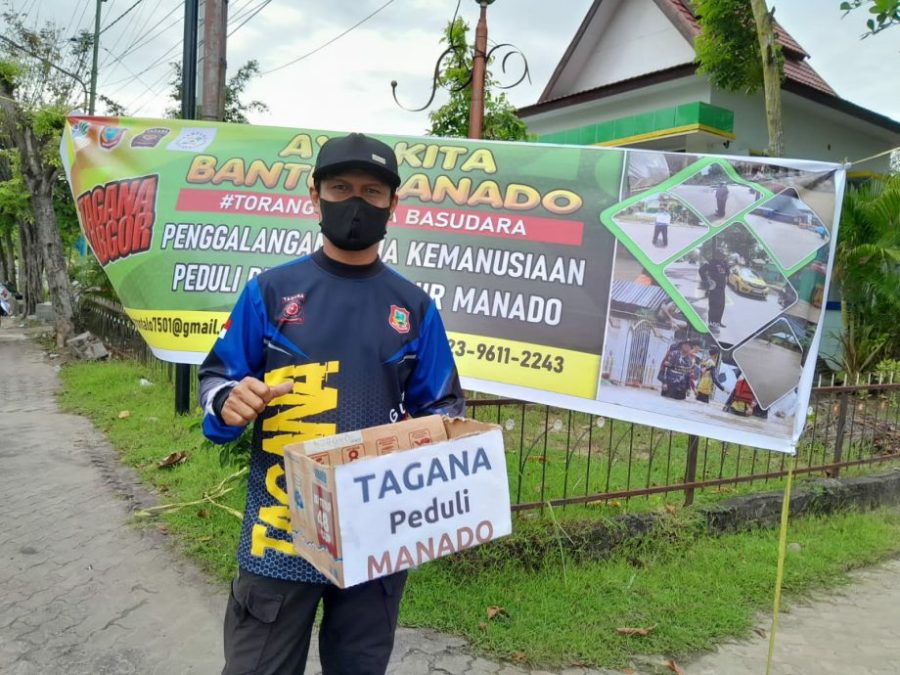 Tagana Kabupaten Gorontalo Galang Dana Untuk Korban Banjir Dan Tanah Longsor Di Manado