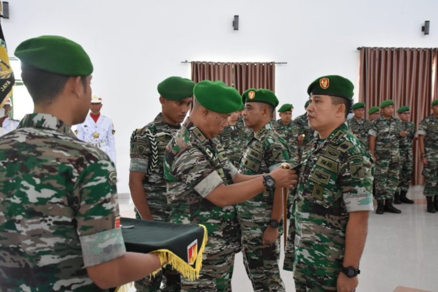 Pindah Tugas, Jabatan Kasrem Di Serahkan Ke Danrem 133/NW Brigjen TNI Totok Sulistyono