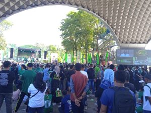 Peringatan Harlah PPP Ke 50, Taman Menara Limboto Menghijau