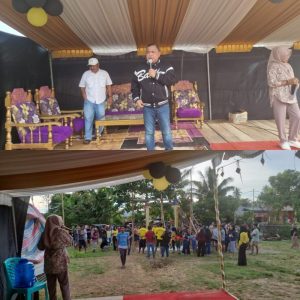 Panjat Pisang Ramaikan Gebyar Ketupat Di Desa Datahu