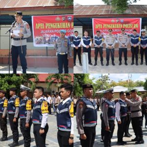 Kapolres Gorontalo Kukuhkan 205 Personil Polisi RW