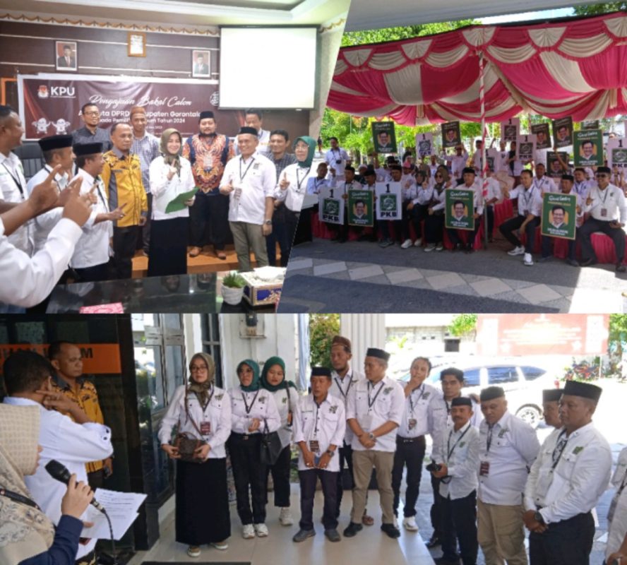 Didominasi Kaum Milenial Partai PKB Kabupaten Gorontalo Resmi Mendaftar Ke KPU, Ade Sera Rahim : Sudah Siap Berkompetisi