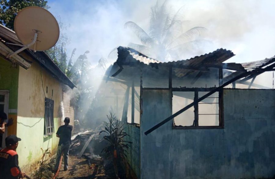 Satu Rumah di Pohuwato Terbakar, Kerugian Ditaksir Puluhan Juta