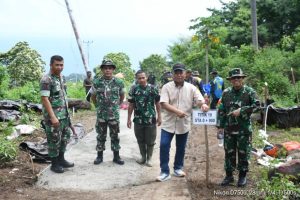 Danrem 133/NW Tinjau Langsung Lokasi TMMD Ke 117 TA. 2023 Kodim 1304/Gorontalo